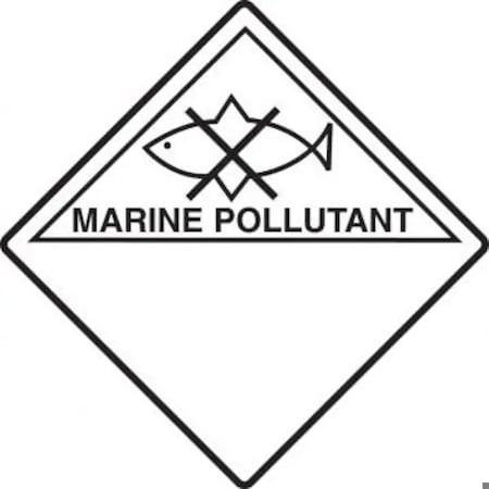 Accuform TDG PLACARD MARINE POLLUTANT 273MM x TCP975VS100